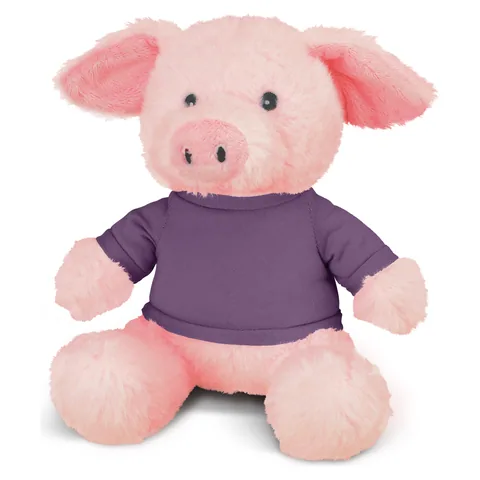 Pig Plush Toy purple