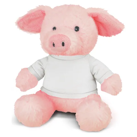 Pig Plush Toy in white
