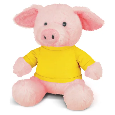 Pig Plush Toy yellow