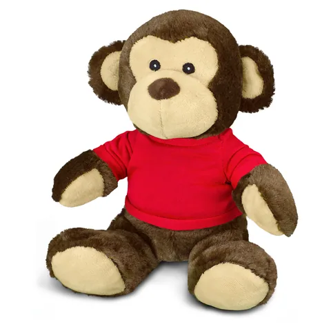 Monkey Plush Toy red