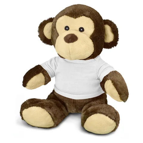 Monkey Plush Toy in white