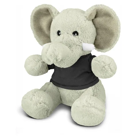 Elephant Plush Toy black