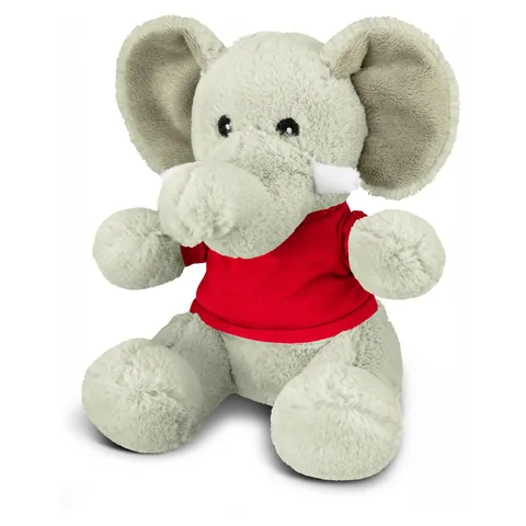 Elephant Plush Toy red