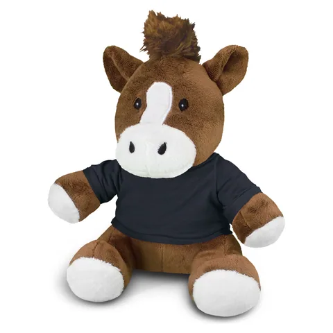 Horse Plush Toy black