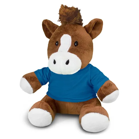 Horse Plush Toy blue