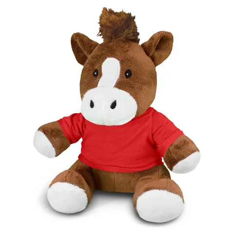 Horse Plush Toy red