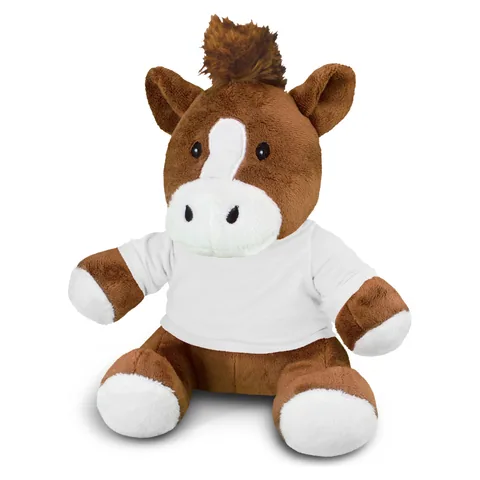 Horse Plush Toy in white