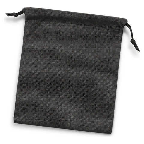 Drawstring Gift Bag - Medium black