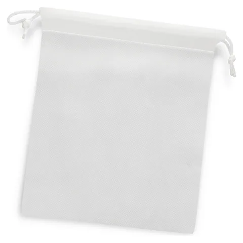 Drawstring Gift Bag - Medium in white