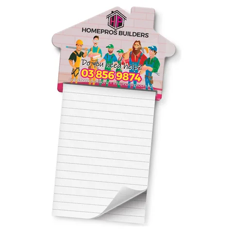 Magnetic House Memo Pad - A7