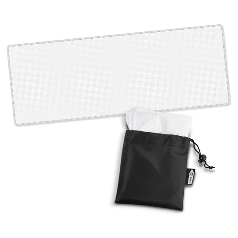 RPET Cooling Towel in white