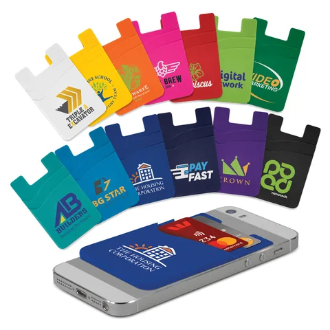 Dual Silicone Phone Wallet