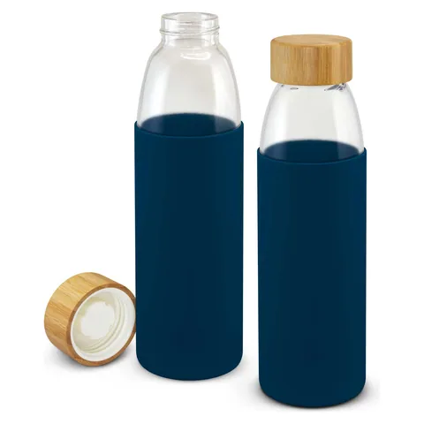 Solstice Glass Bottle blue