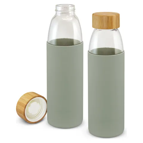 Solstice Glass Bottle in grey