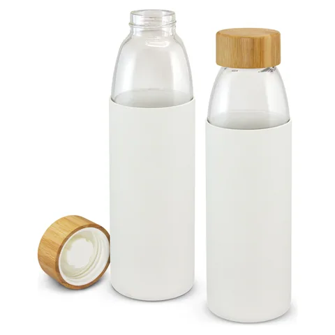 Solstice Glass Bottle white
