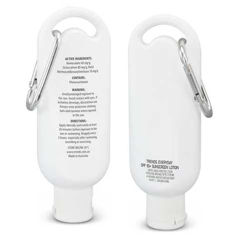 TRENDS Everyday SPF50+ Sunscreen Lotion, 50ml Carabiner Tube