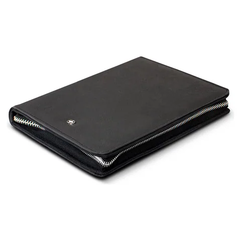Swiss Peak Heritage A5 Portfolio with Zipper in black