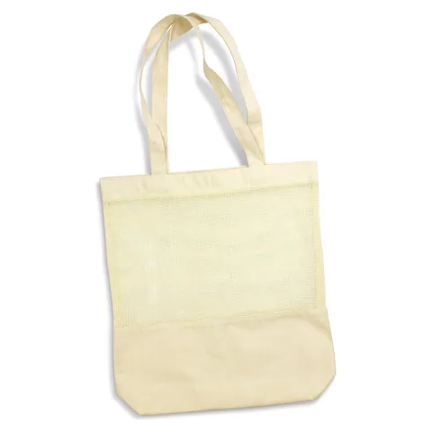 Laurel Cotton Tote Bag in natural