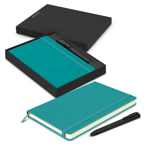 Moleskine Notebook and Pen Gift Set blue