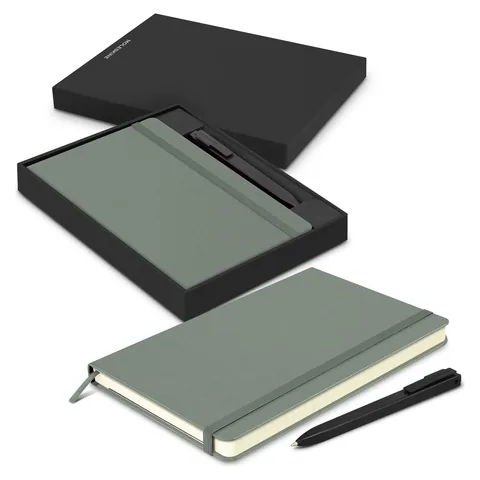 Moleskine Notebook and Pen Gift Set grey