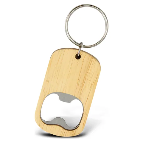 Malta Bottle Opener Key Ring in natural