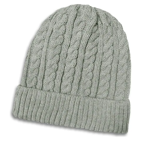 Altitude Knit Beanie in grey