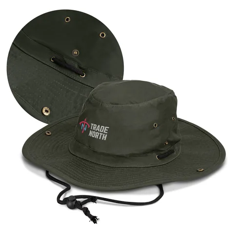Oilskin Wide Brim Hat