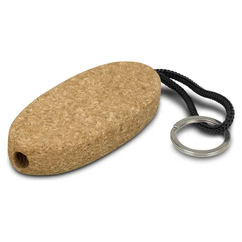 Cork Floating Key Ring in natural