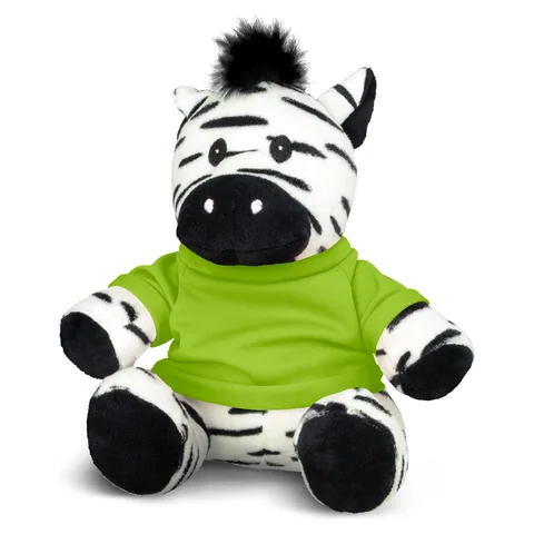 Zebra Plush Toy green