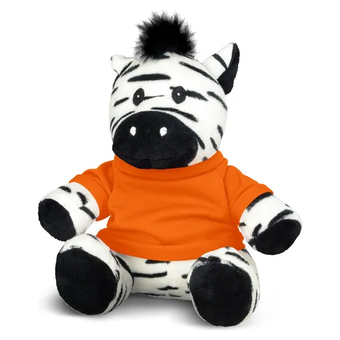 Zebra Plush Toy orange