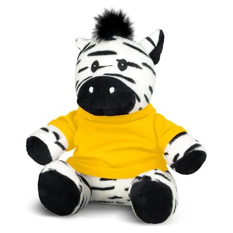 Zebra Plush Toy yellow