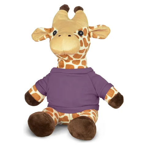 Giraffe Plush Toy purple