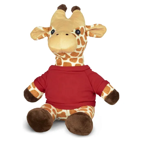 Giraffe Plush Toy red