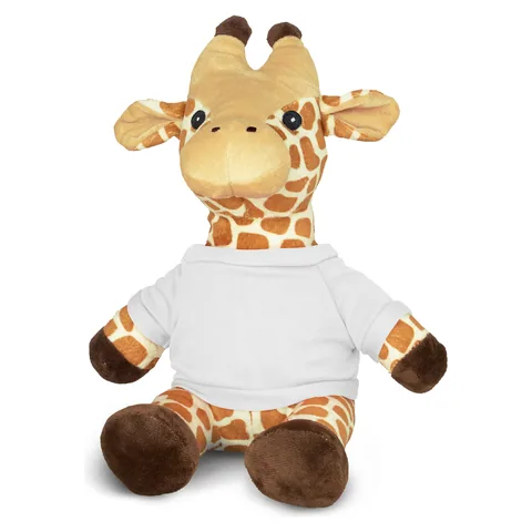 Giraffe Plush Toy in white