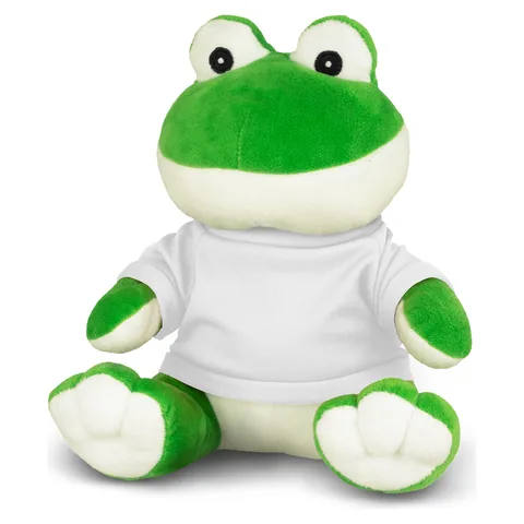 Frog Plush Toy in white