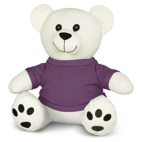 Cotton Bear Plush Toy purple