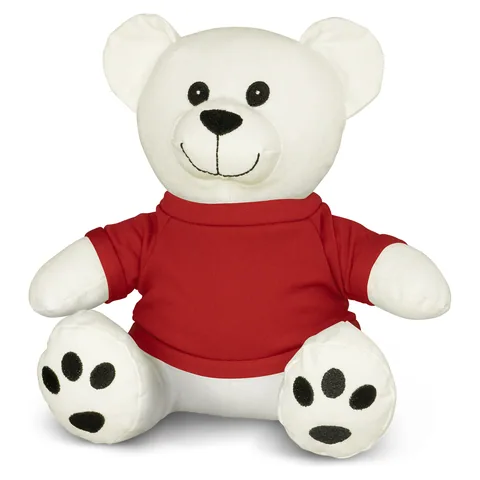 Cotton Bear Plush Toy red