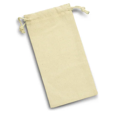 Cotton Sunglass Pouch in natural