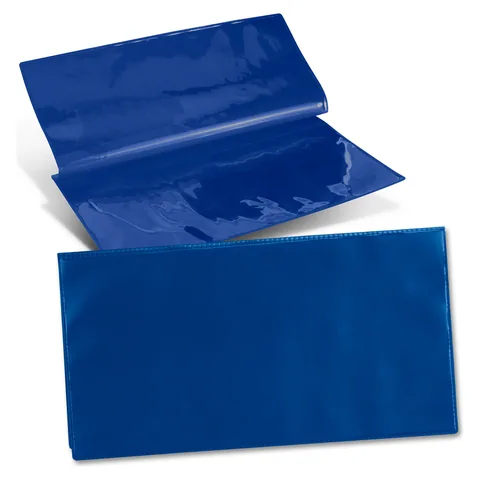 Vinyl Travel Wallet blue
