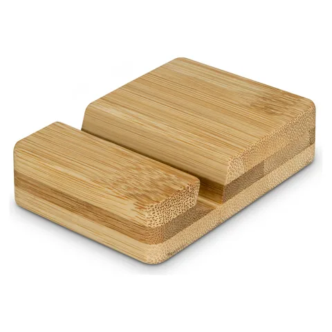 Bamboo Phone Stand in natural
