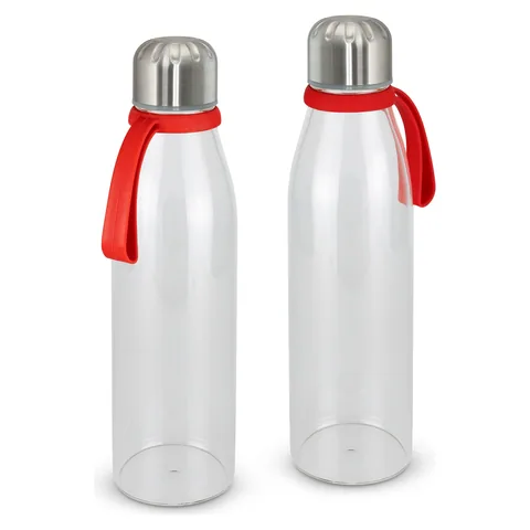 Mirage Glass Bottle red