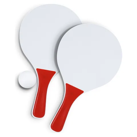 Paddle Ball Game in red