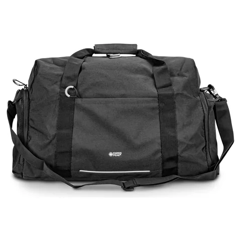 Swiss Peak RFID Sports Duffle Bag in black