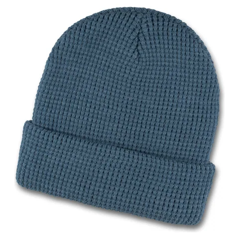 Galway Waffle Beanie blue