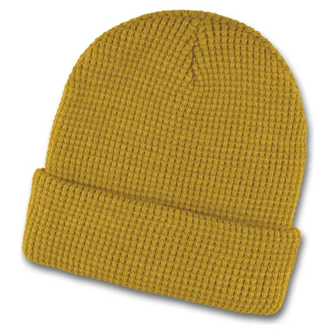 Galway Waffle Beanie yellow