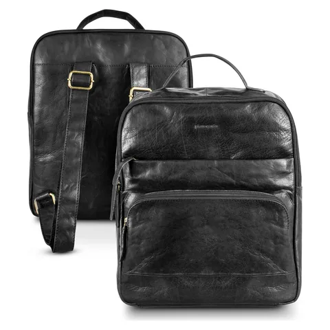 Pierre Cardin Leather Backpack