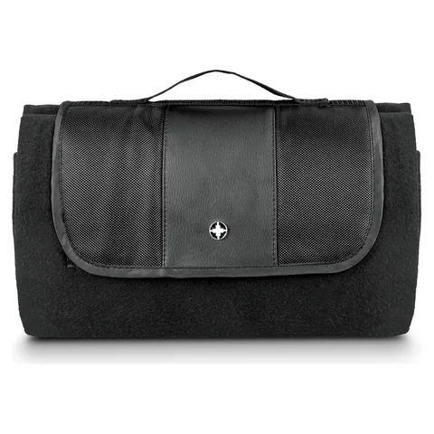 Swiss Peak Picnic Blanket in black