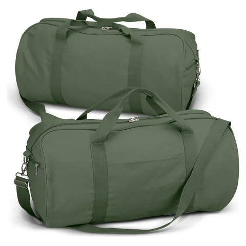 Canvas Duffle Bag green