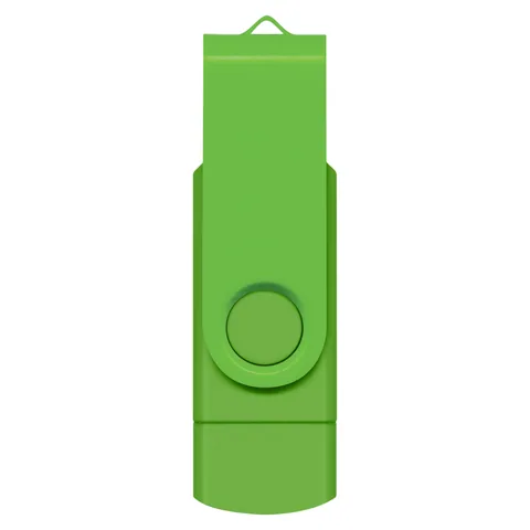 Helix 8GB Dual Flash Drive green