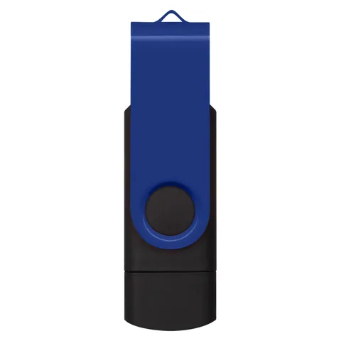 Helix 16GB Dual Flash Drive blue